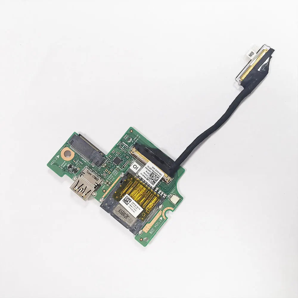 OEM For Dell Inspiron 7370 7373 laptop Power Button Board Cable switch USB Jack Card reader board Repairing Accessories 0HC1R9 Dell laptop repair parts