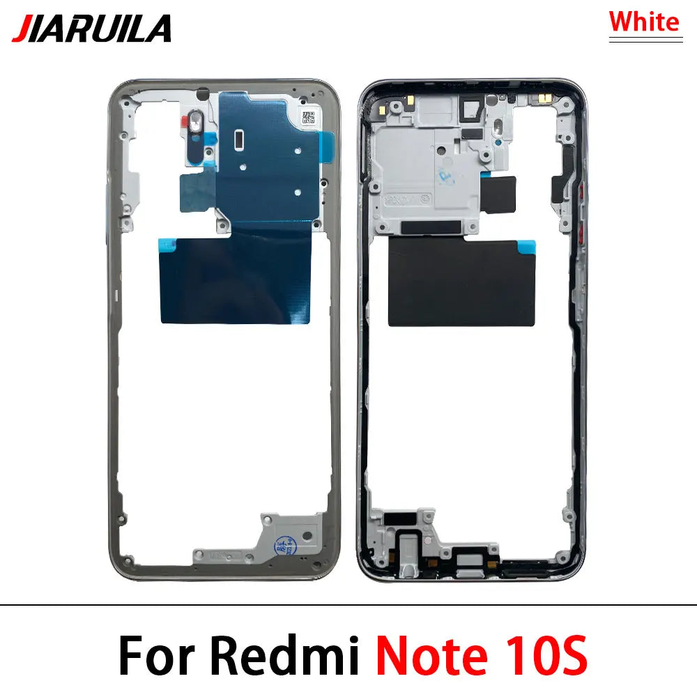 For Xiaomi Redmi Note 10 / Note 10s / Note 10 Pro Middle Frame Holder Housing Replacement Repair Parts Xiaomi  Xiao mi phone repair parts