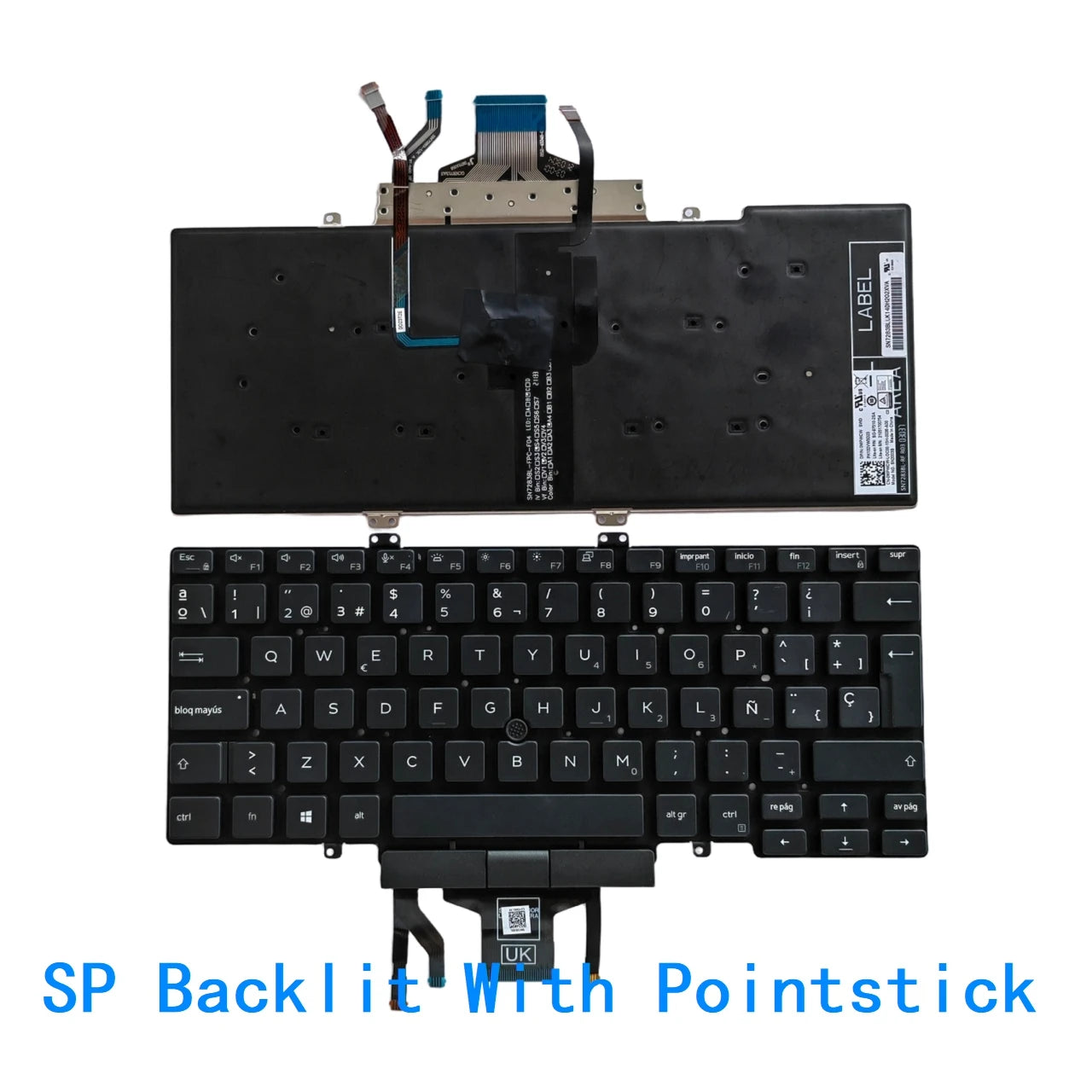 New US Spanish Latin Brazil Portuguese language  Backlit Keyboard For Dell Latitude 5400 5401 5410 5411 (Y2019) 0MNFJ6Dell laptop repair parts