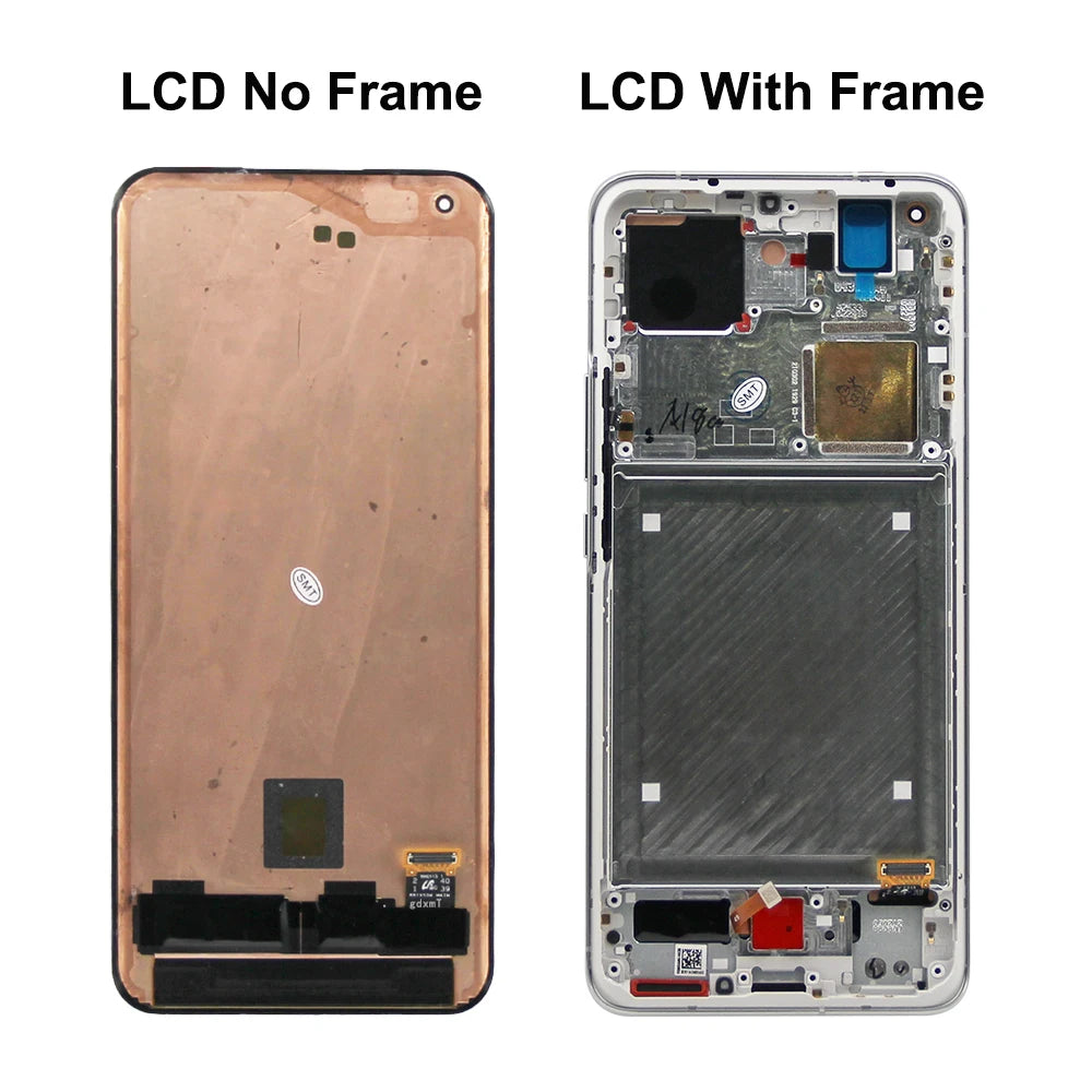 6.81" Screen for Xiaomi Mi 11 Ultra M2102K1G M2102K1C Lcd Display Digital Touch Screen with Frame for Mi11 Ultra Replacement Xiaomi phone repair parts