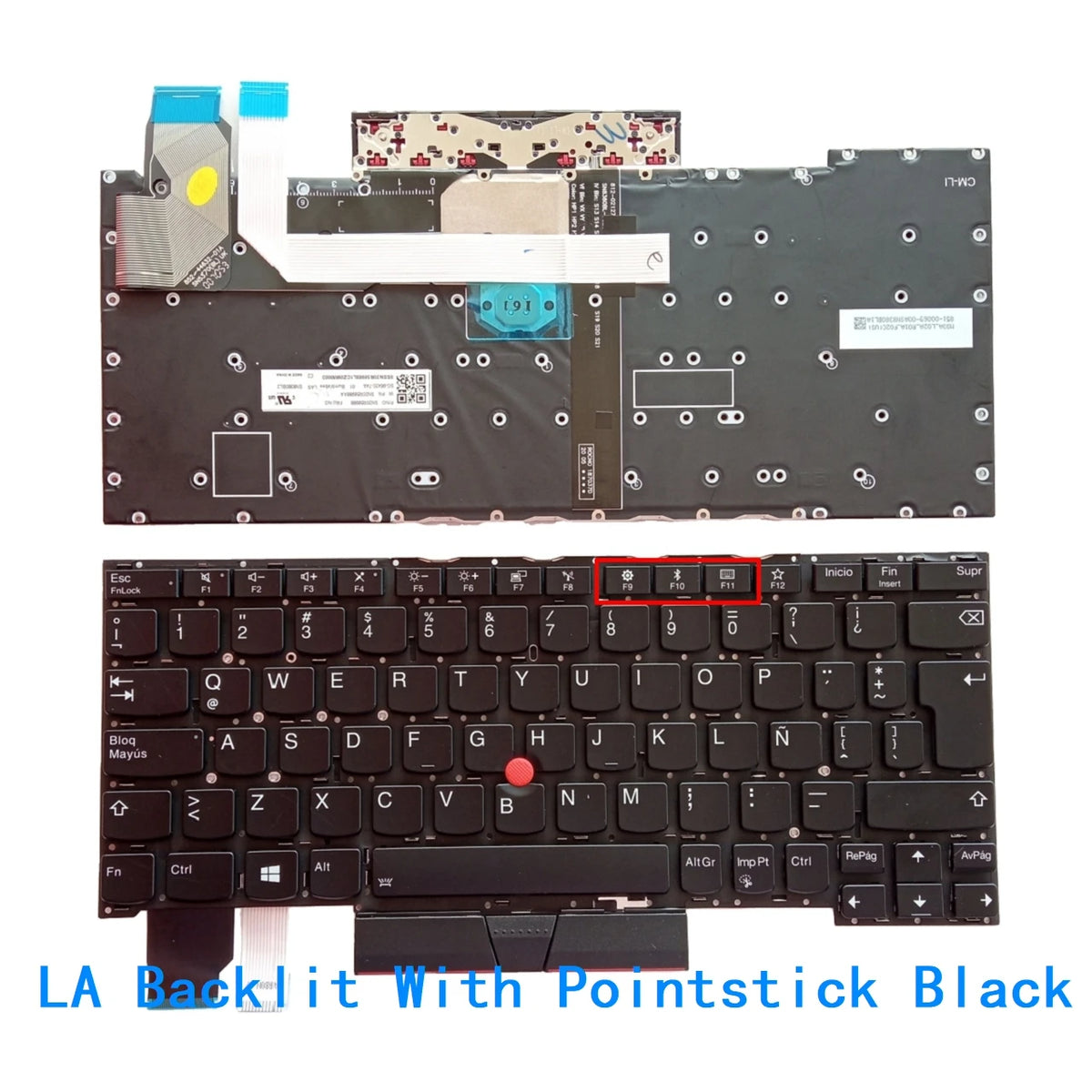 New US Latin Laptop Backlit Keyboard For Lenovo Thinkpad YOGA X390 / YOGA X395 (NOT FIT X390 X395) 01YP080 01YP160 01YP072 Lenovo laptop repair parts