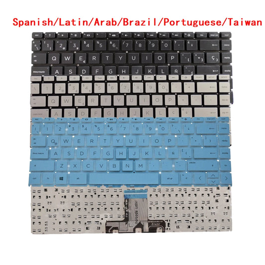 SP LA AR BR PT TW Backlit Keyboard For HP Pavilion X360 14-CD 14-CE 14-CM 14-DA 14-DK 14-CK 14-CC 14M-CD 14-DQ 14T-CD  HP laptop repair parts