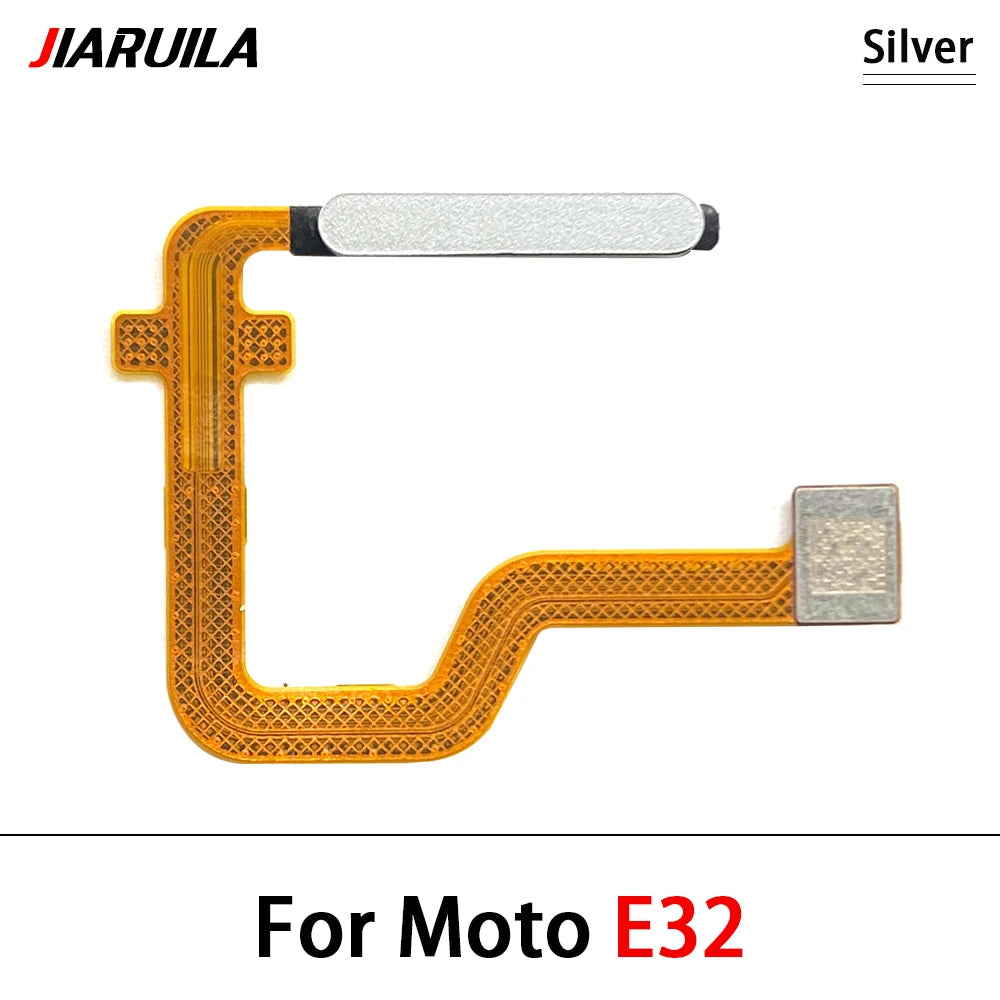 10Pcs/Lot, Home Button FingerPrint Touch ID Sensor Flex Cable For Motorola Moto E20 E32 E40 E6s E7 Plus Power Motorola phone repair parts