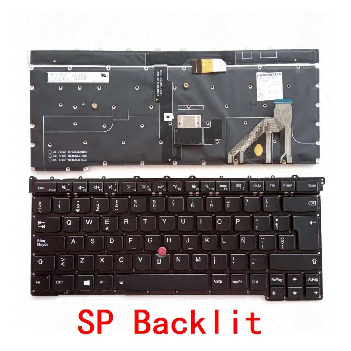 New US Spanish UK Language  Backlit Keyboard For Lenovo Thinkpad X1 Carbon 3rd Gen 3 2015 Notebook PC Replacement Keyboard Lenovo laptop repair parts