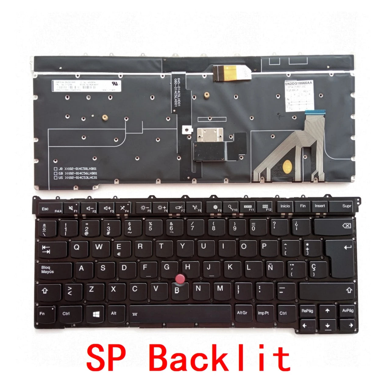 New US Spanish UK Language  Backlit Keyboard For Lenovo Thinkpad X1 Carbon 3rd Gen 3 2015 Notebook PC Replacement Keyboard Lenovo laptop repair parts