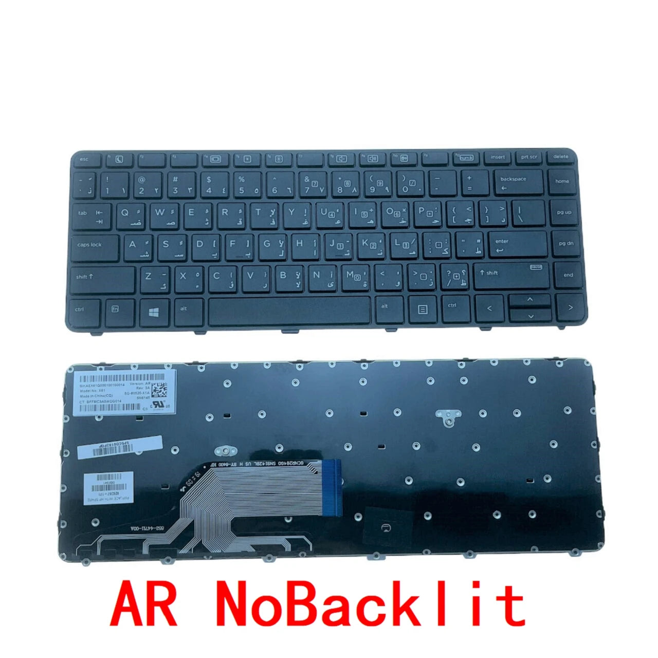 New US Russian Spanish Arab Laptop Backlit Keyboard For HP Probook 430 G3/ 430 G4/ 440 G3/ 440 G4/ 445 G3/ 640 G2/ 645 G2  HP laptop repair parts