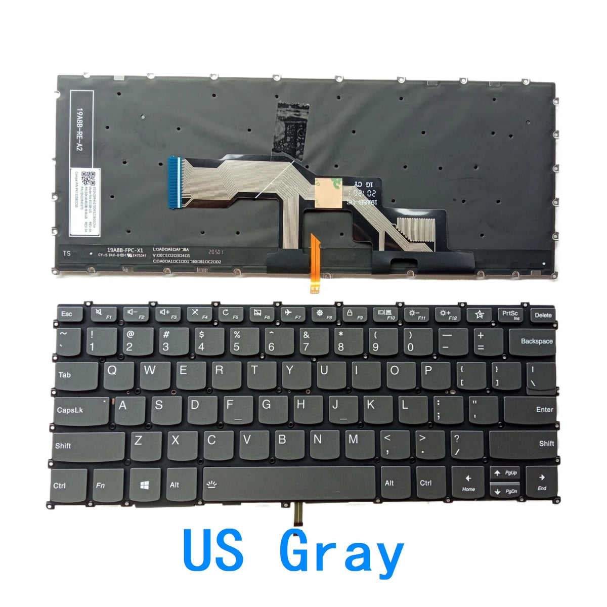 New US Russian Spanish Backlit Keyboard For Lenovo IdeaPad S540-13 S540-13API S540-13ARE S540-13IML 13ITL 13 Pro 2019 pro13 Lenovo laptop repair parts