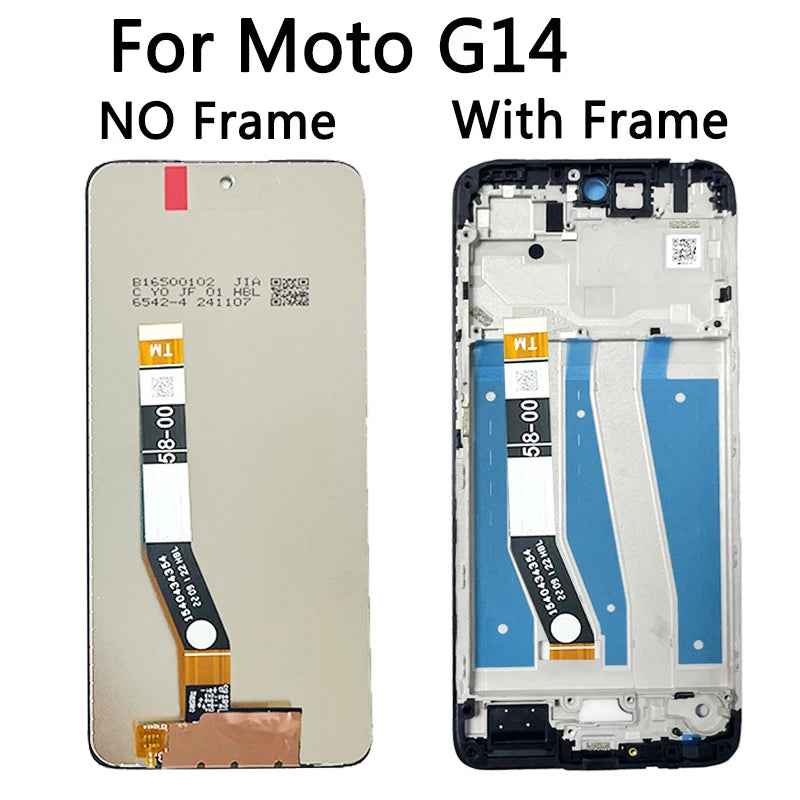 OEM LCD For Motorola Moto G04 G14 G24 G34 G54 G84 X XT2421-2 XT2423-1 XT2363-2 XT2343-1 XT2347 PAYF0010IN Display Touch Screen Motorola phone repair parts