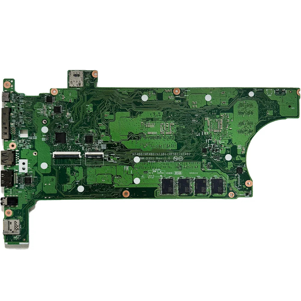 Laptop Motherboard For Lenovo Thinkpad T14 T15 Gen2 NM-D352 With CPU I5 1145G7 I7 1185G7 RAM 8/16G GPU MX450 2G FRU 5B21B88700 Lenovo laptop repair parts