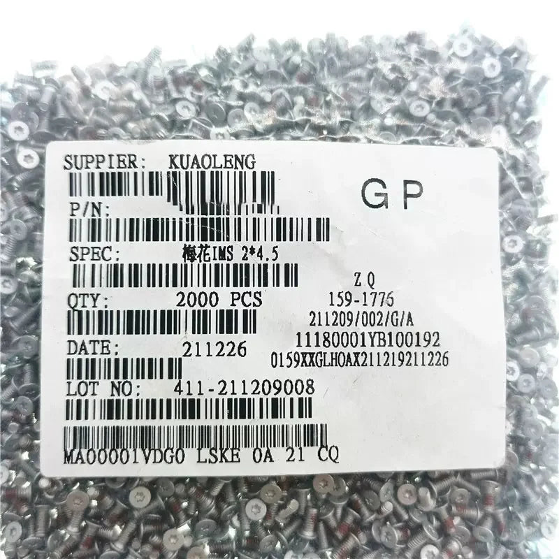 NEW ORIGINAL Laptop Bottom Cover Case Screw for DELL XPS 13 7390 9310 9315 2 in 1 Dell laptop repair parts