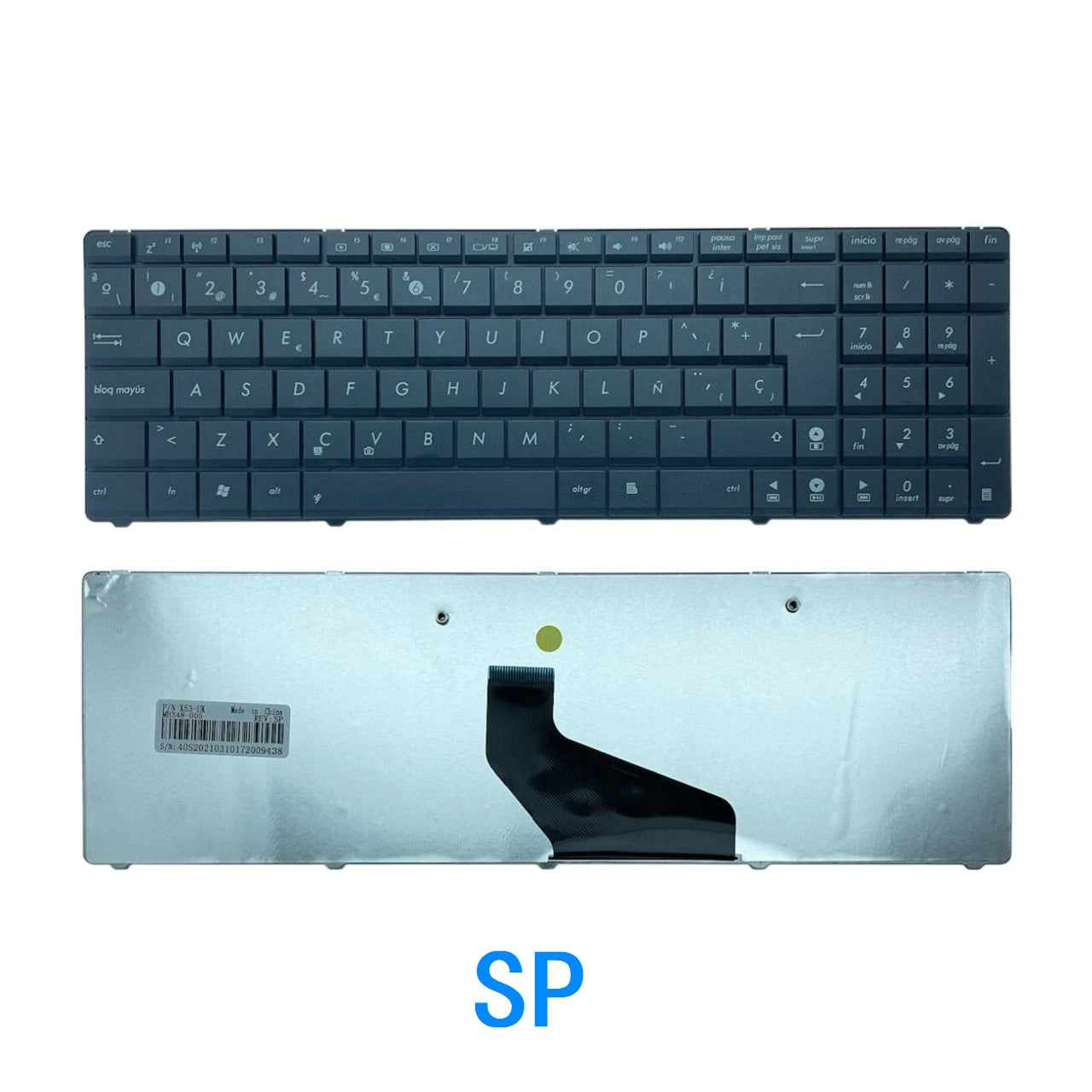 New US Russian Spanish Arab Keyboard For ASUS K53U K53Z K53B K53BR X53BY X53U X73 N73 K73 K73T A53U K53T K53T X53Z X53BR A53U ASUS laptop repair parts
