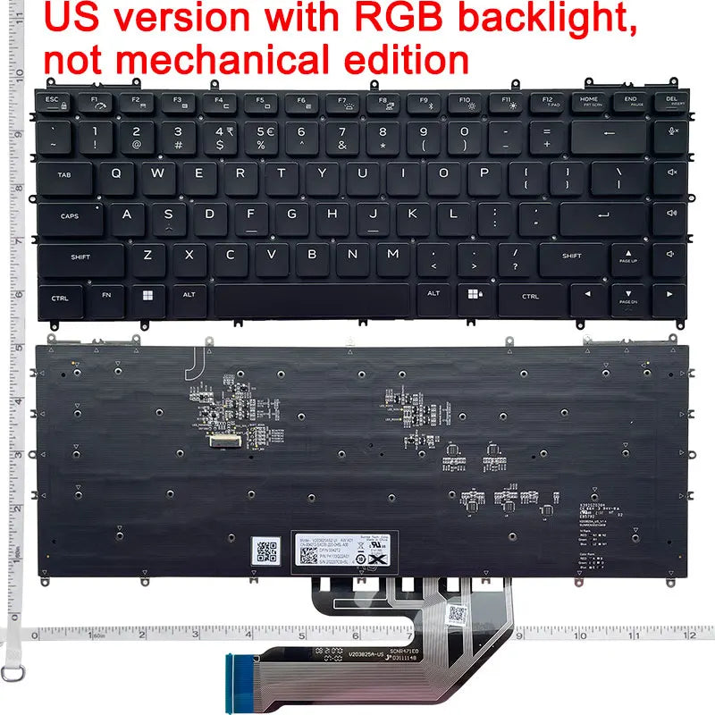 New Original Laptop Keyboard For Dell Alienware X14 R1 X14 R2 P150G X15 R1 X15 R2 P111F Seven Colors Backlit  Dell Laptop repair parts