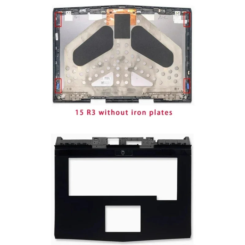 LCD Screen Back Shell, Screen Front Frame Hinge for DELL Alienware 15 R3 R4 Laptop Cover, Palm Rest Bottom Shell ABCDE Cover  Dell Laptop repair parts