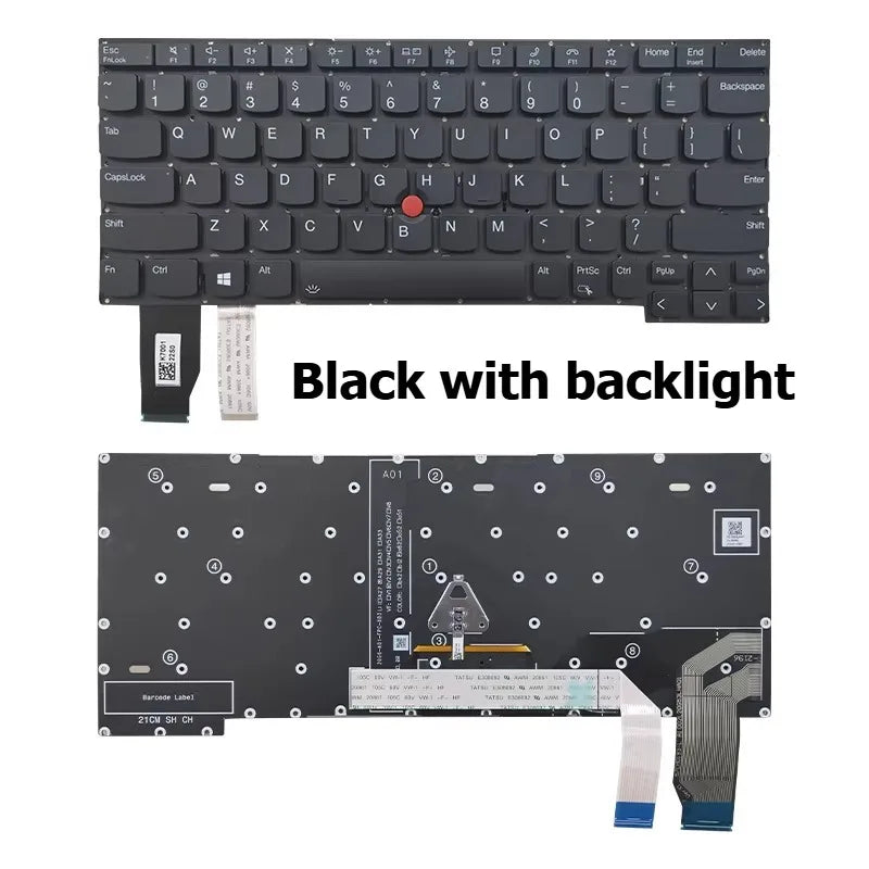 Keyboard for Lenovo Thinkpad X13 Yoga L13 X13 GEN1 Gen2/3 S2 gen7 S2 yoga gen8  laptop keyboard replacement Lenovo laptop repair parts