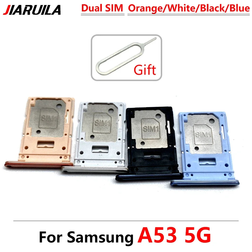 New For Samsung A23 A33 A53 A73 5G SIM Card Tray Slot Holder Replacement Parts Samsung phone repair parts