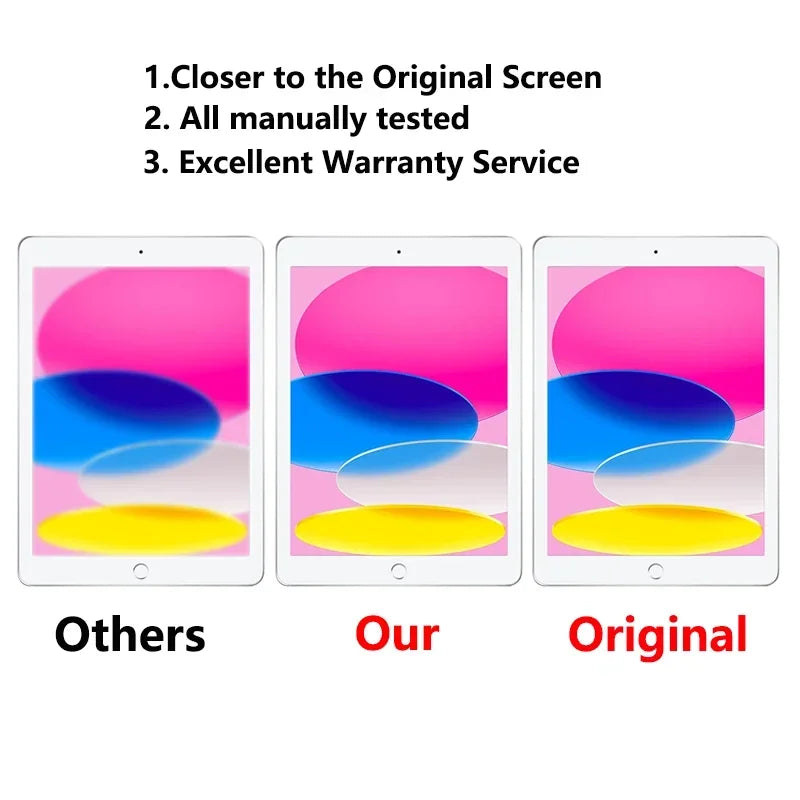LCD Touch Screen For Apple iPad 5 5th Gen A1822 A1823 iPad 9.7 2017 Assembly Digitizer Front Glass Display Panel Replacement  iPad repair parts