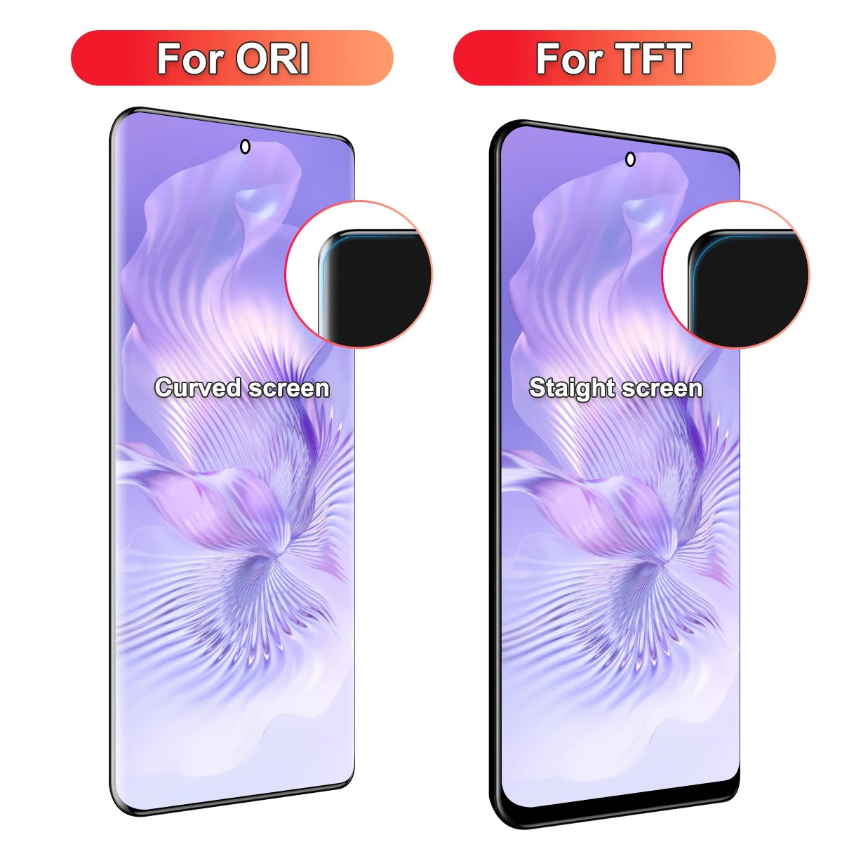 TFT Tested For Huawei For Honor 80 ANN-AN00 LCD Touch Screen Display Digitizer Assembly For Honor 80 LCD Replacement Part Honor phone repair parts