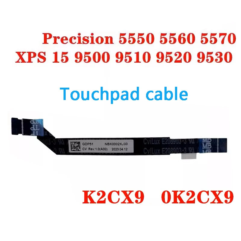 NEW ORIGINAL Laptop Touchpad For Dell XPS15 9500 9510 Precision 5550 5560 A19851 A19BEF 07C6RC 0MNJ4W 0K2CX9 Dell laptop repair parts