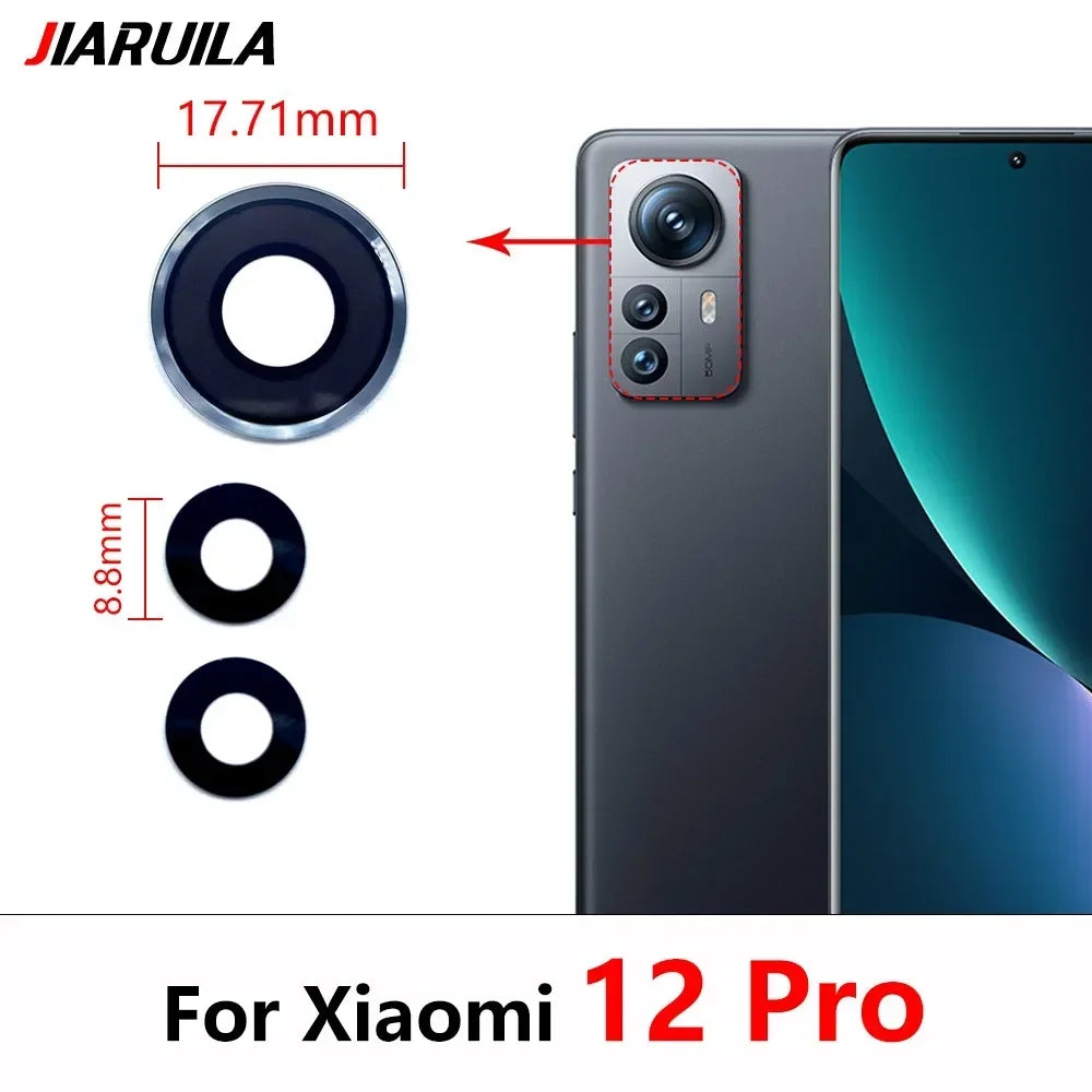 Rear Back Camera Glass Lens For Xiaomi Mi 10 10T 11 11T 12 12T 13 14 14T 15 15T Pro Lite Pro 5G Camera Lens With Adhesive Xiaomi  Xiao mi phone repair parts