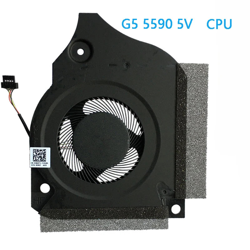 New Original CPU GPU Cooling Fan FOR DELL Inspiron G7 7590 G5 5590 P82F 5V 12V Dell laptop repair parts