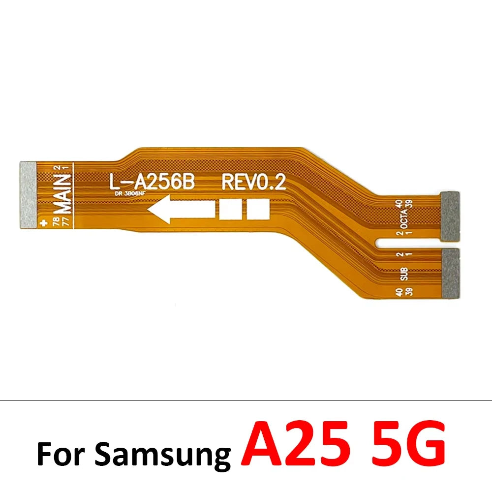 10Pcs, Main Board Motherboard Flex Cable For Samsung A22 A32 A52 A72 A33 A53 A73 A24 A34 A54 A15 A25 A35 A55 A16 A36 A56 4G 5G Samsung phone repair parts