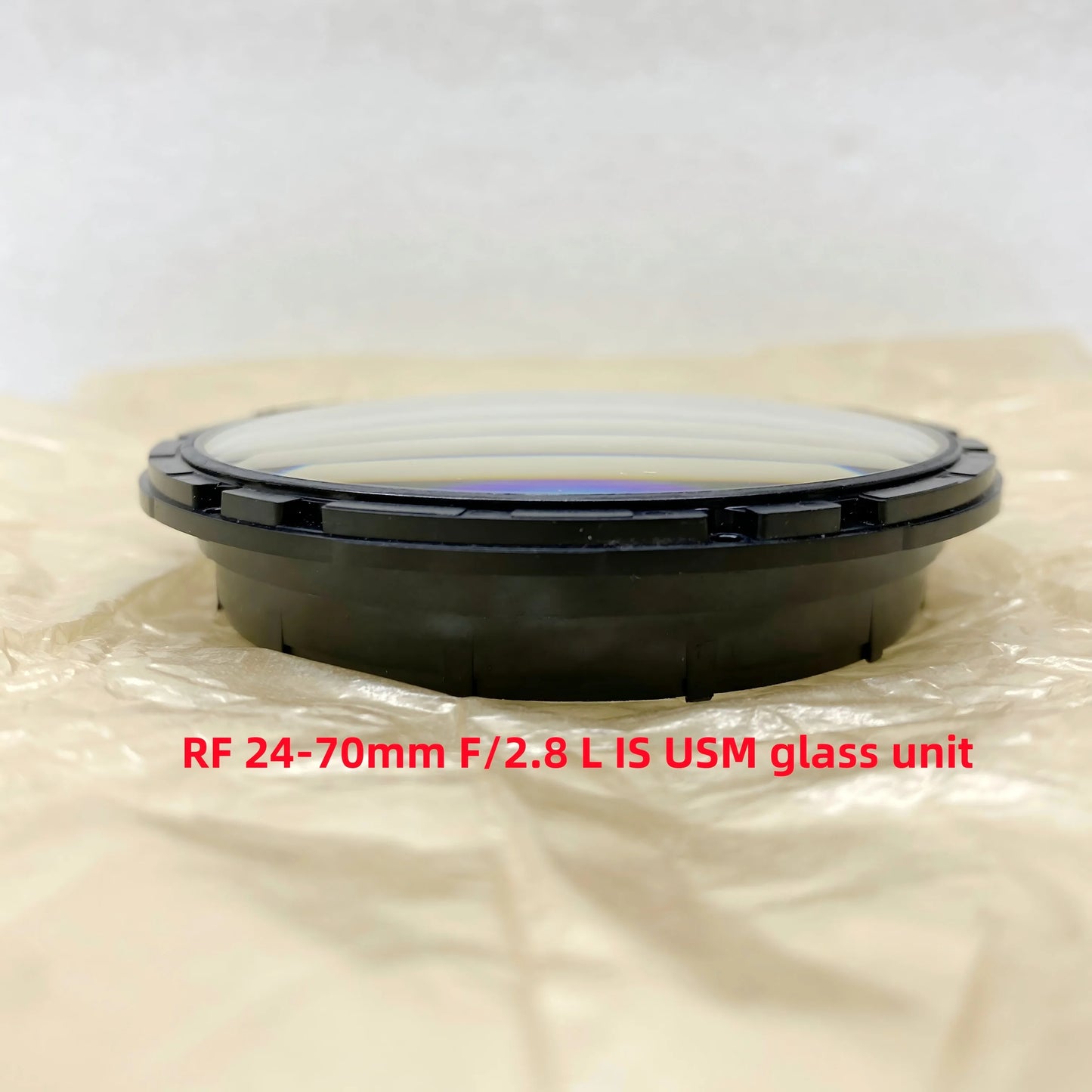 New Original RF24-70 Lens Front First Glass Unit with Plastic for Canon RF 24-70mm F2.8L IS USM Lens Front Big Glass Repair Part  Digital Camera repair parts
