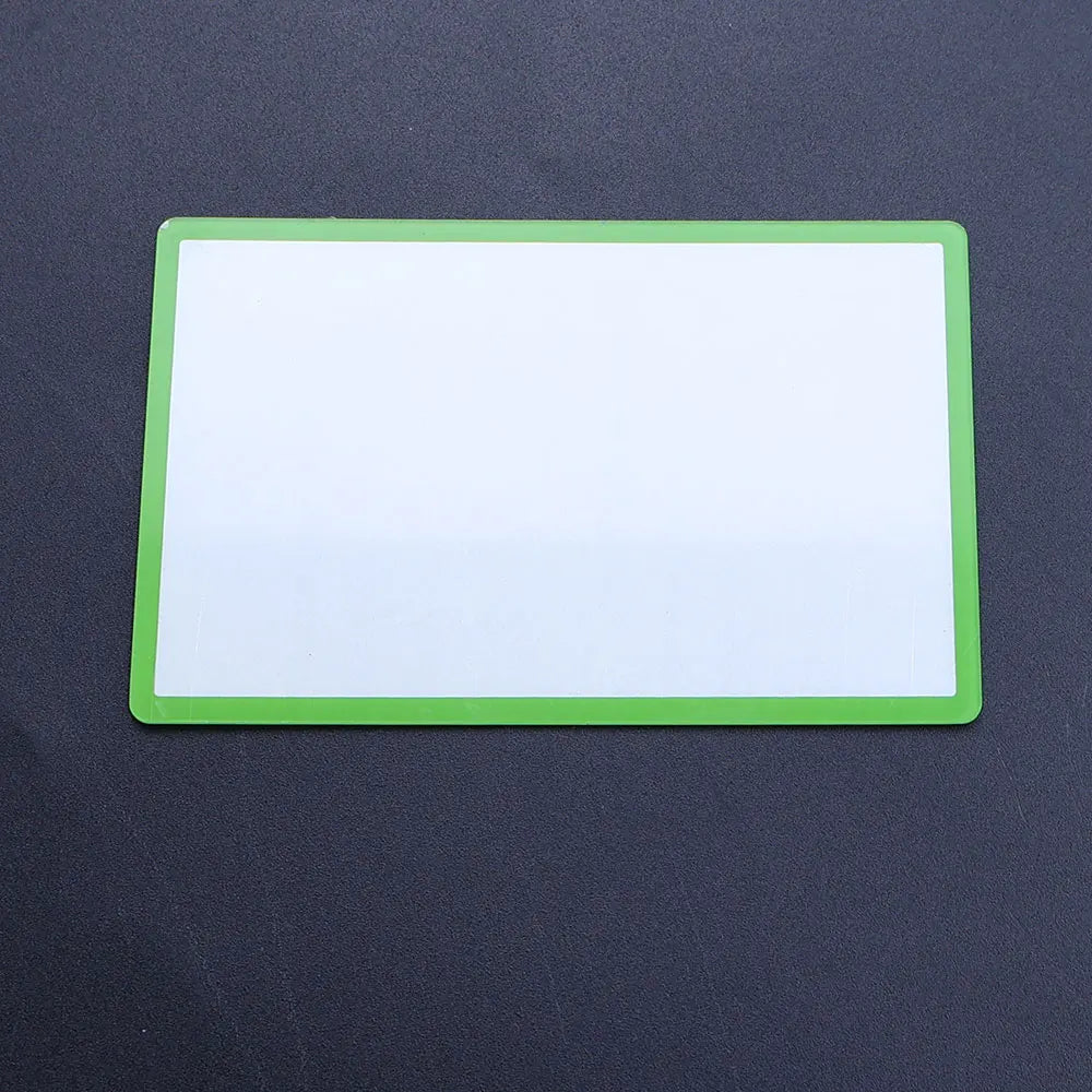 1Piece For 2DS Top Surface Mirror Glass/Plastic Upper LCD Screen Lens With Adhesive Front Protector Cover Replacement Game console repair parts