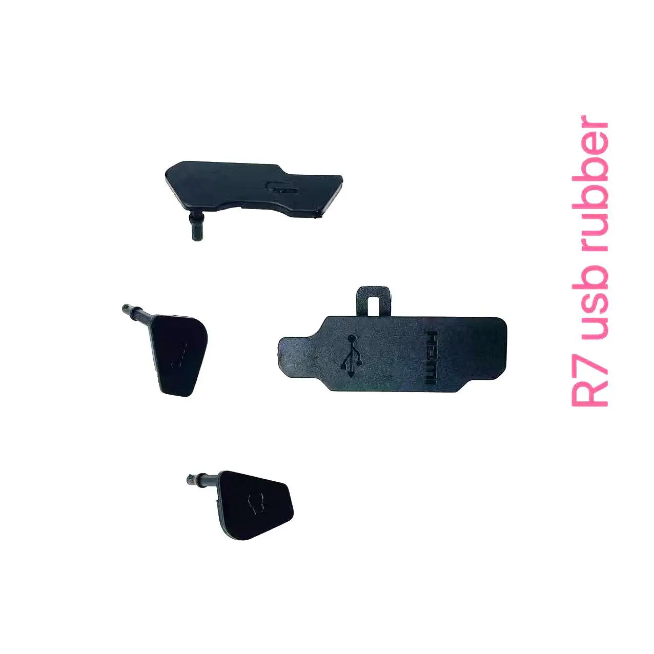 New USB Rubber Set for Canon EOS R7 USB Rubber HDMI Rubber 4pcs Repair Parts  Digital Camera repair parts