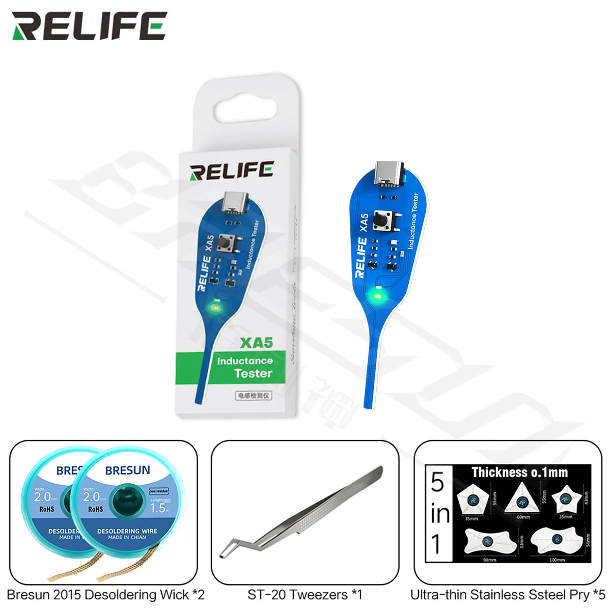 JTX Coil Tester CT-1 Motherboard for PC Repair Electromagnetic Induction Quick Fault Check Coil Tester Inductor Detector Tools Professional Repair Tools