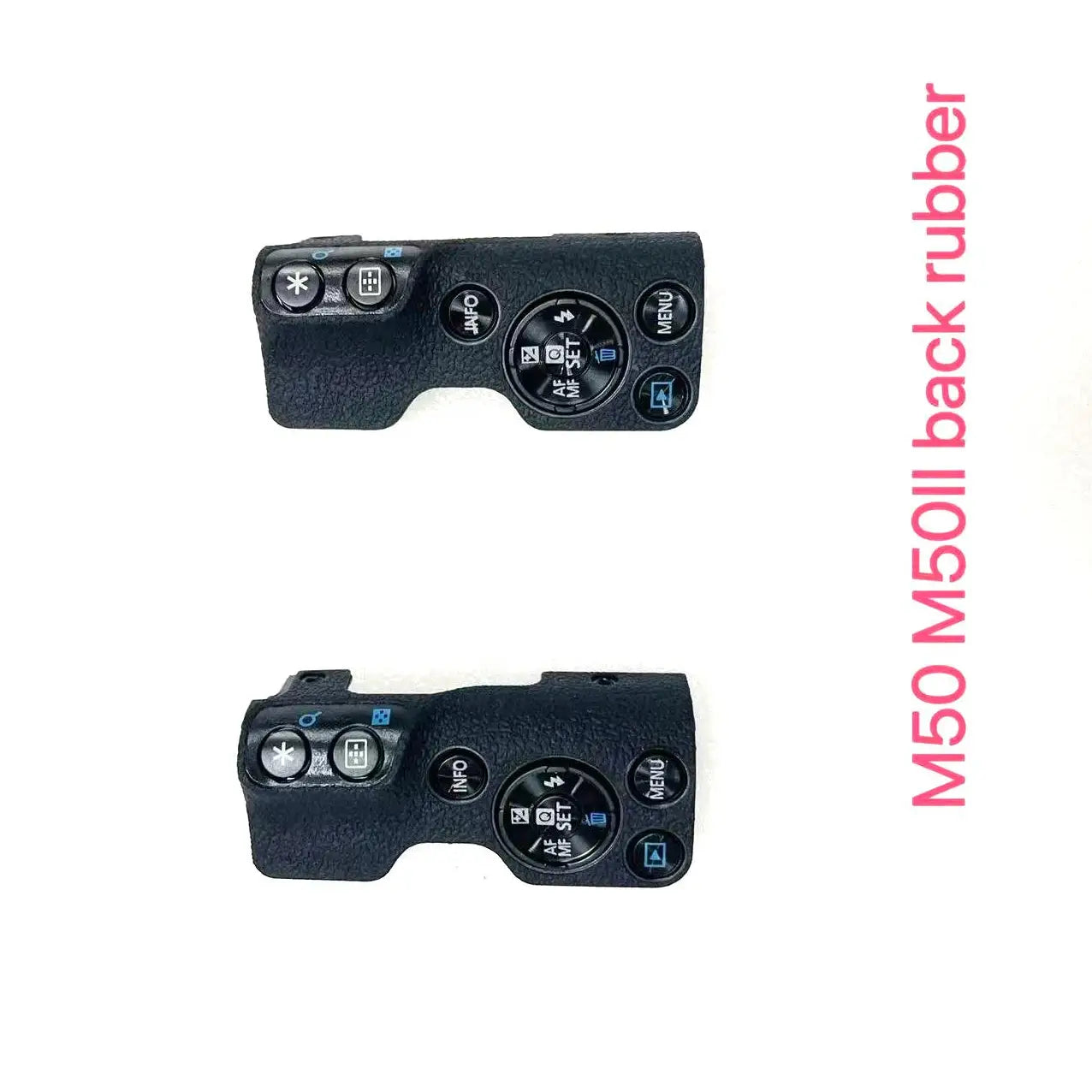1pcs New Back Rubber with Button for Canon EOS M50 M50II M50 Mark II Thumb Cover Rubber Replacement Parts Digital Camera repair parts