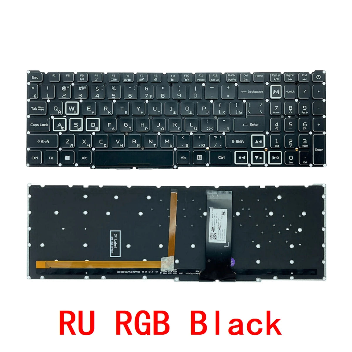 US RU SP BR RGB Keyboard For Acer Nitro 5 AN517-51 AN515-43 AN515-54 AN515-55 7 AN715-51 AN715-52 PH315-52 PH315-54 Acer laptop repair parts