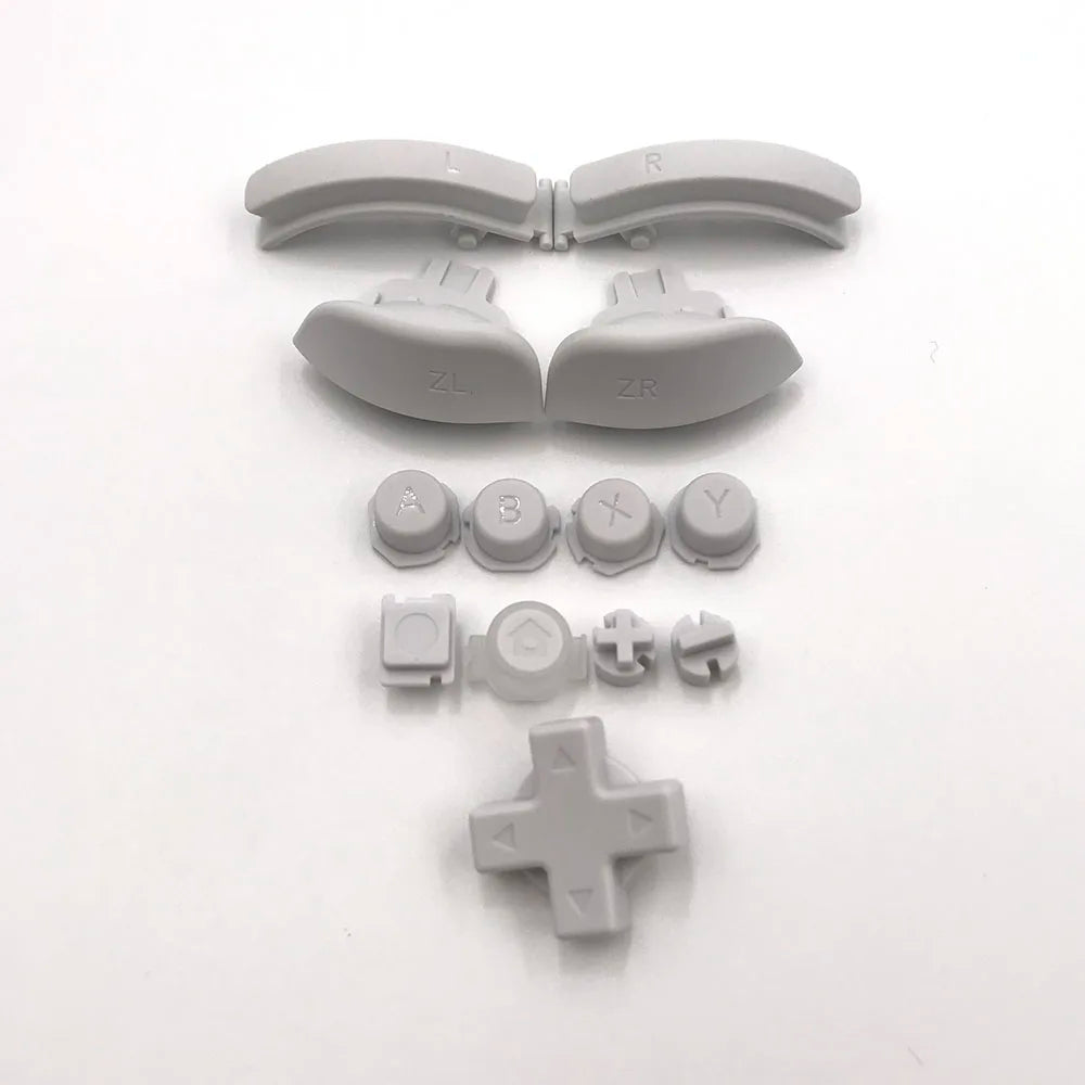 1Set OEM Off White Buttons Set For Nintendo Switch Lite NS Lite Game Console Cross Key Home Button ZL ZR L R Trigger Buttons Game console repair parts
