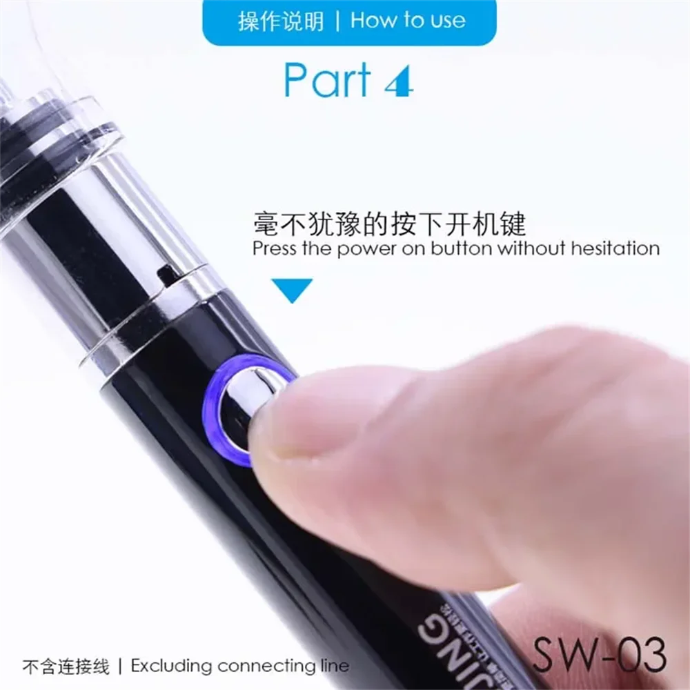 Mijing SW-03 Rosin Atomizing Pen For Macbook Motherboard Repair Short Circuit Detection Atomizer Tool Without Soldering Iron Professional Repair Tools