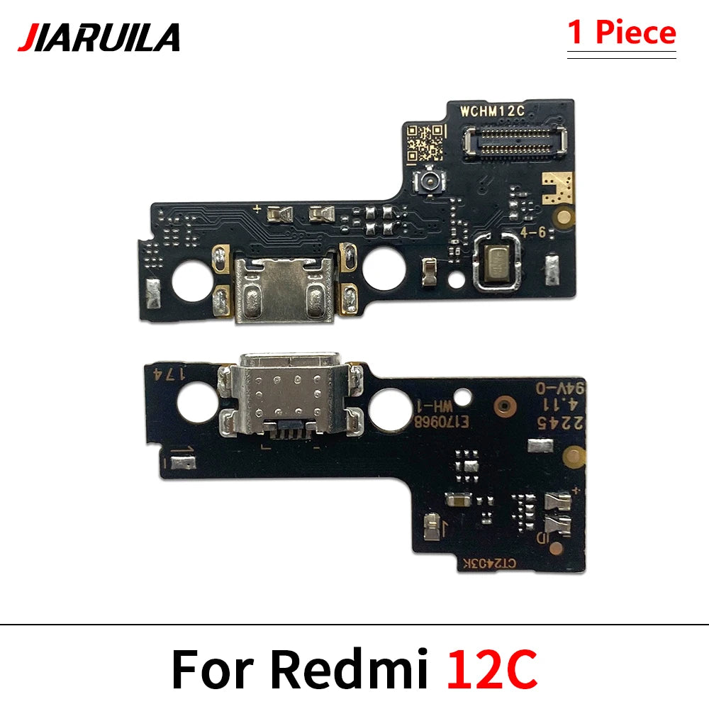 USB Charging Port Micro Dock Connector Board Flex Cable For Xiaomi Redmi 6 6A 7 7A 8 8A 9 9A 9C 10 10A 10C 12 12C 13C 4G 5G  Xiaomi  Xiao mi phone repair parts