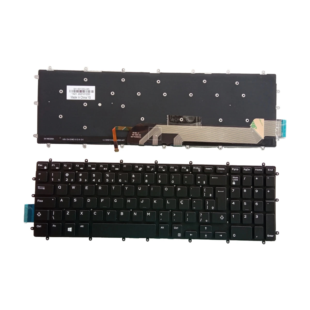 US RU SP AR BR Backlit Keyboard For Dell Inspiron 15-7000 5567 5570 7566 7567 7568 7577 P72F 5665 5568 3582 G3 3579 3779 G5 5587Dell laptop repair parts