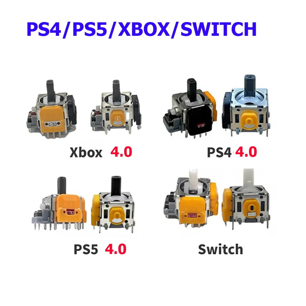 100PCS Hall Effect Sensor Joystick for Xbox Series Controller Analog Thumb Sticks 3D Rocker for PS5 PS4 Xbox360 NS PRO  Game console repair parts