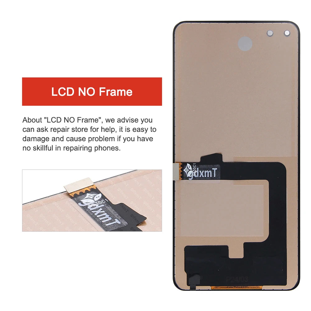 6.1'' For HUAWEI P40 ANA-AN00 ANA-TN00 ANA-NX9 ANA-LX4 LCD Display Touch Screen Digitizer Assembly Replacement 100% Tested HUAWEI phone repair parts
