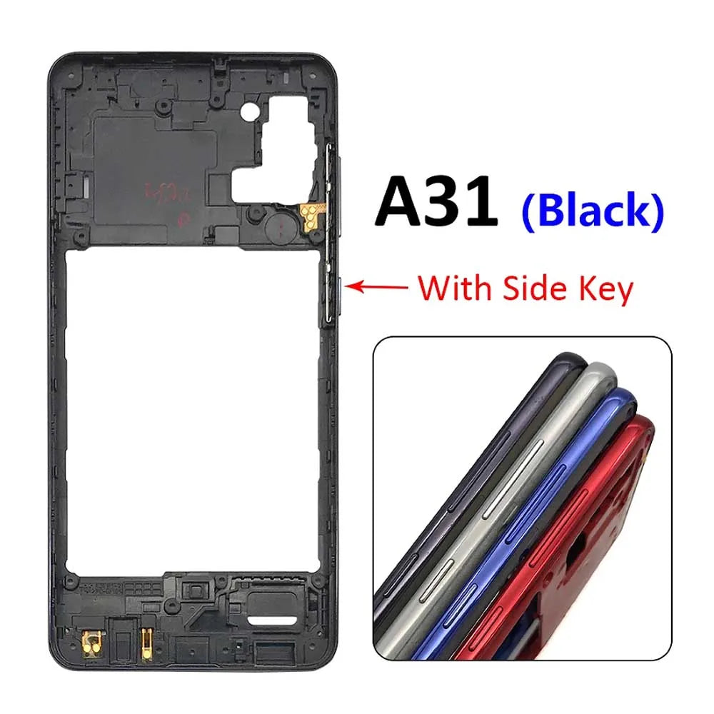 New Housing Middle Frame Bezel Middle Plate Cover For Samsung A31 A41 A51 A71 Repair Parts Samsung phone repair parts