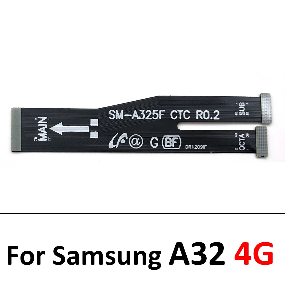 50Pcs, Main Board Connector Mainboard Flex Cable For Samsung A32 A52 A22 A72 A53 A33 A73 A24 A34 A54 A15 A25 A35 A55 4G 5G Samsung phone repair parts