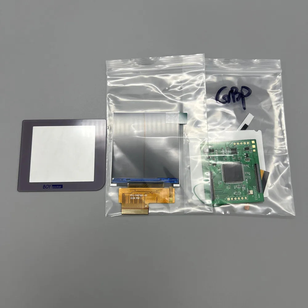 New GBP LCD Screen. Easy to Install 2.6 "Original Size IPS High Brightness LCD Screen is Suitable for Nintendo Gameboy Pocket Game console repair parts