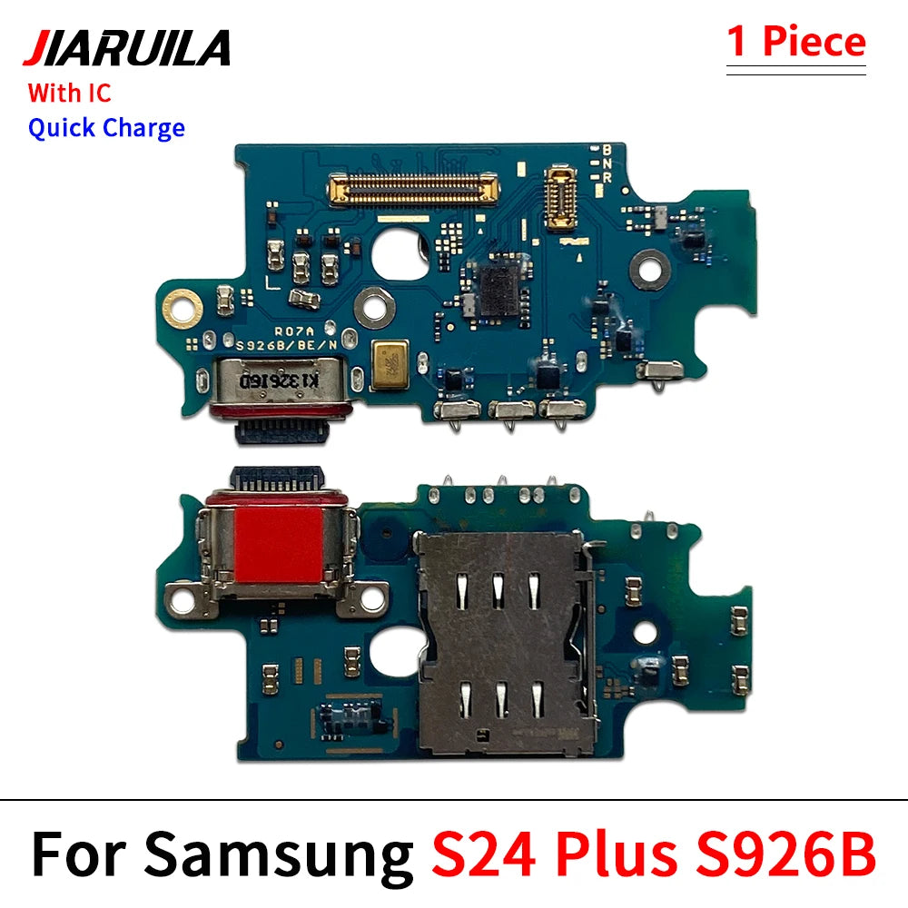 USB Charger Dock Connector Charging Port Microphone Flex Cable For Samsung S22 S23 S24 Plus Ultra S21 Fe 5G S901B S906B S908B Samsung phone repair parts