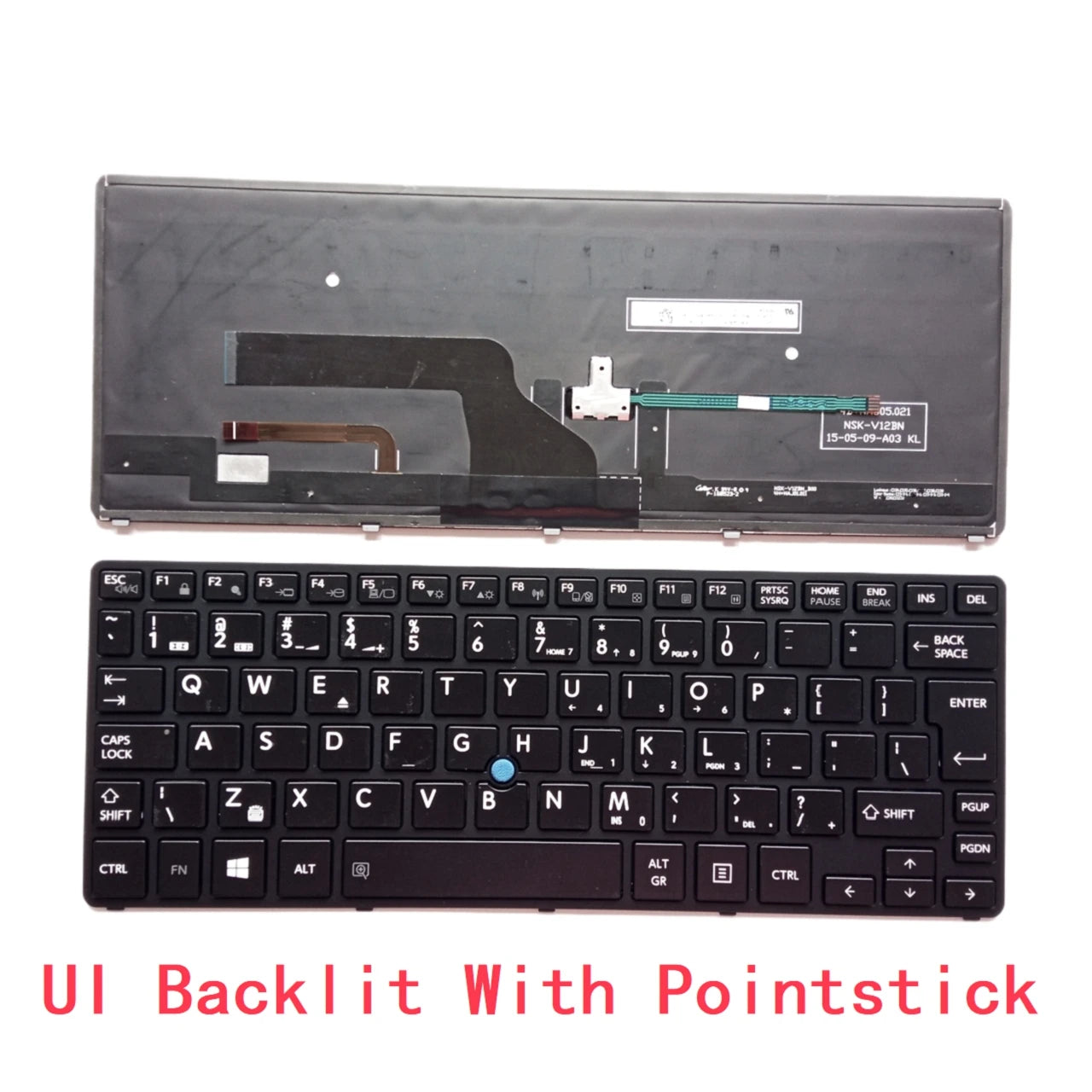 New UI Laptop Backlit Keyboard For Toshiba Portege Z20T-B Z20T-B2110 Z20T-B2112 Z20T-B2111 NSK-V12BN