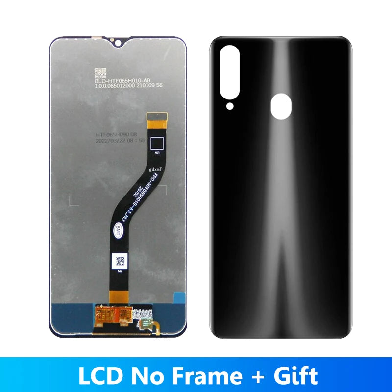6.5" Screen for Samsung Galaxy A20s Lcd Display Digital Touch Screen with Frame for Samsung A20S A207 A207F A2070 Replacement Samsung phone repair parts