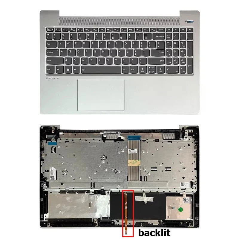Upper case keyboard for Lenovo Xiaoxin AIR 15ARE AIR 15ITL 15 ALC 2020 2021 topcase palmrest C shell keyboard cover touchpad Lenovo laptop repair parts