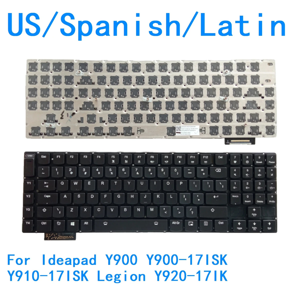 New US Spanish Latin Language  Backlit Keyboard For Lenovo Ideapad Y900 Y900-17ISK Y910-17ISK Legion Y920-17IK Lenovo laptop repair parts