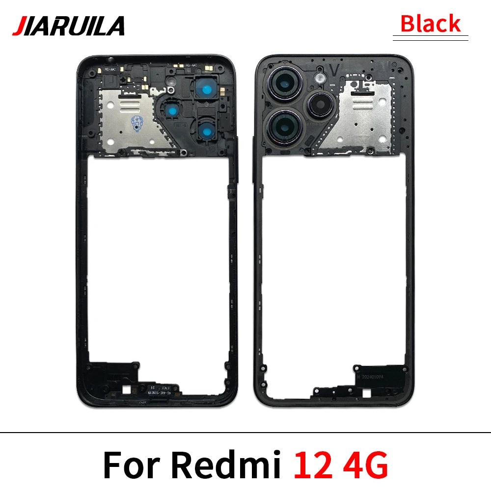 New Middle Frame For Xiaomi Redmi 12 13 13C 14C 4G 5G Door Housing Bezel Repair Parts Xiaomi  Xiao mi phone repair parts