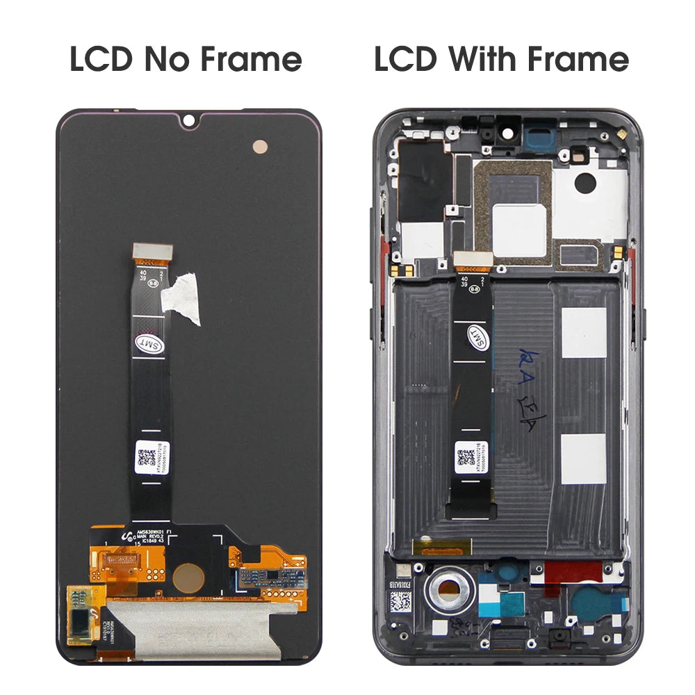 Super AMOLED 6.39'' Mi 9 M1902F1G Display Screen for Xiaomi 9 Mi9 Lcd display Touch Screen Digitizer Assembly Xiaomi phone repair parts