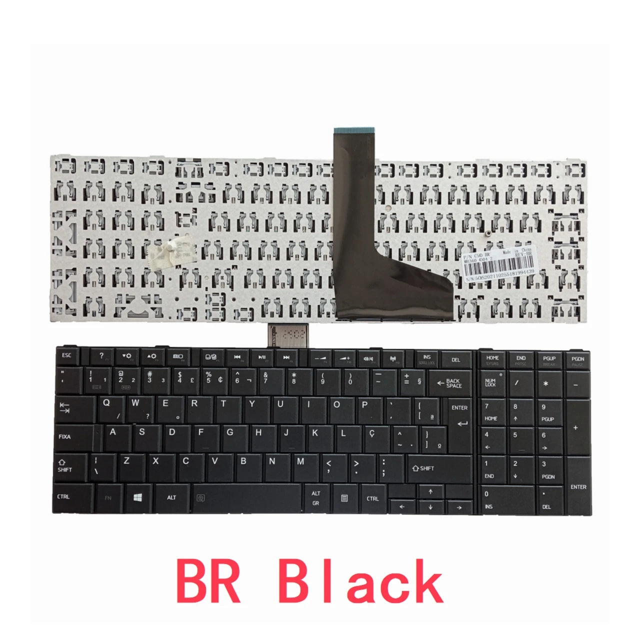 New US Russian Spanish Arab Brazil Keyboard For Toshiba Satellite C50 C50D C50-A C50-A506 C50D-A C55 C55T C55D C55-A C55D-A