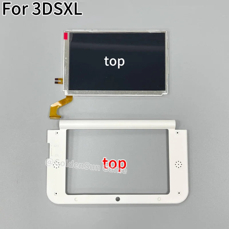 Replacement LCD Screen Display Plastic Frame for 3DSXL Top Bottom Upper Lower Down for 3DS XL Middle or Top Shell Housing Case Game console repair parts