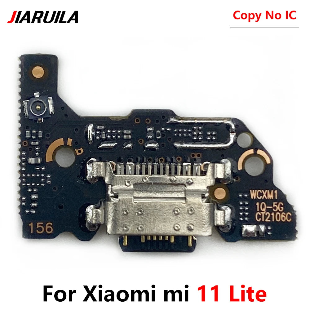New Charger Board Flex For Xiaomi Mi 11 Mi11 Lite 4G / 5G m2101k9ag USB Port Connector Dock Charging Board Flex Cable Xiaomi  Xiao mi phone repair parts